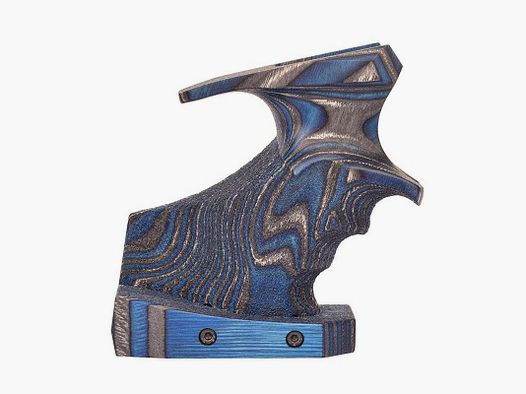 Impugnatura 3D in legno stratificato "BLUE ANGEL" - Adatta per WALTHER LP400/LP500 E HÄMMERLI AP20