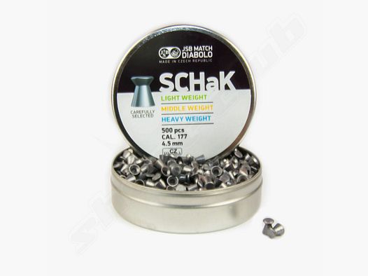 JSB Match Diabolos Schak (schwer) 4,5mm / 0,535 g / 500 Stk
