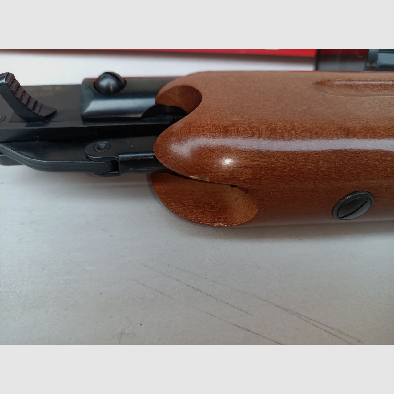 Luftgewehr Weihrauch HW 35 K Schalldämpfer Fernrohr Exportfeder