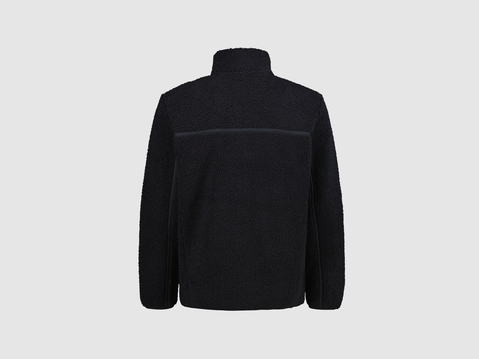 CMP Jacke aus Highloft-Fleece für Herren mit Kunstpelz Anthrazit