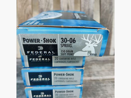 Federal Power Shok 150grain / 9,7gramm