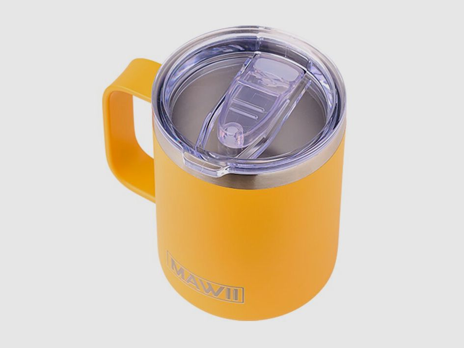 Stainless Steel Mug with Handle, 350 ml, Black, image 2 of 9