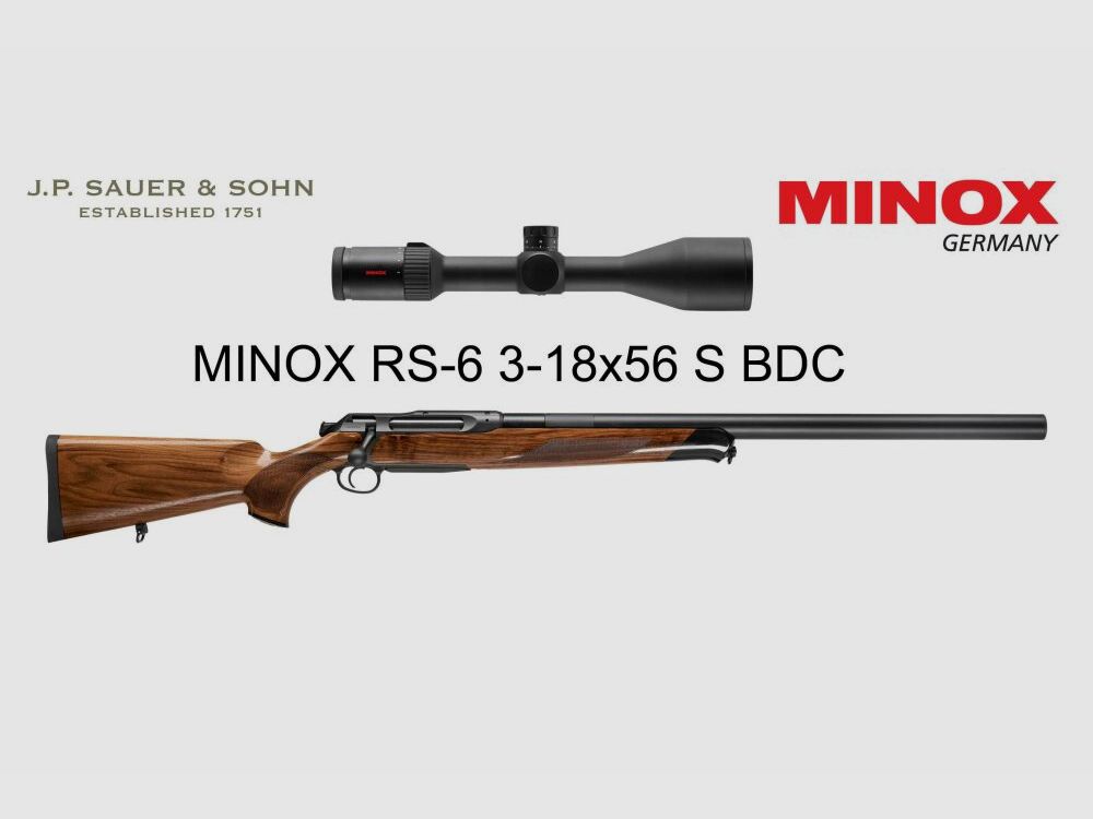 J.P. Sauer & Sohn Sauer 505 Silence Ergo Lux Repetierbüchse Elegance | .308 Win. | MINOX RS-6 3 - 18 x 50 S BDC