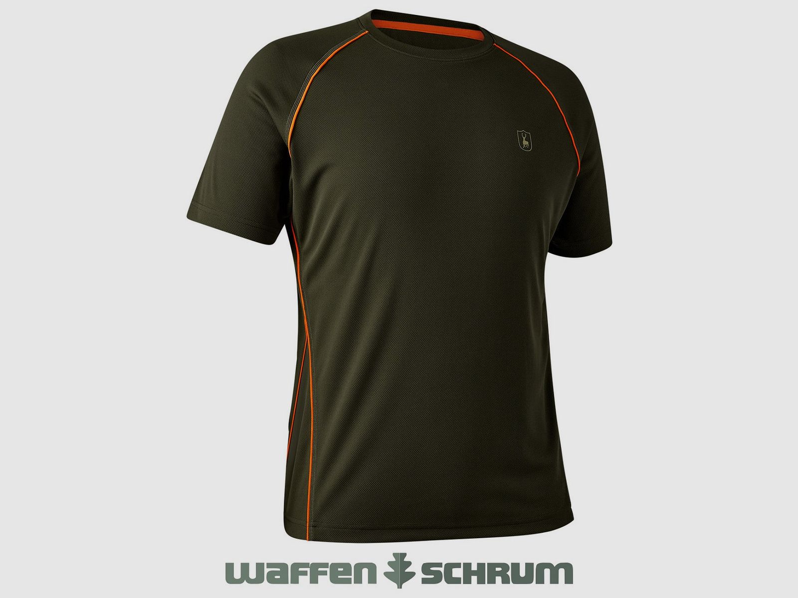 Deerhunter Langarmshirt Chamois Forest Green