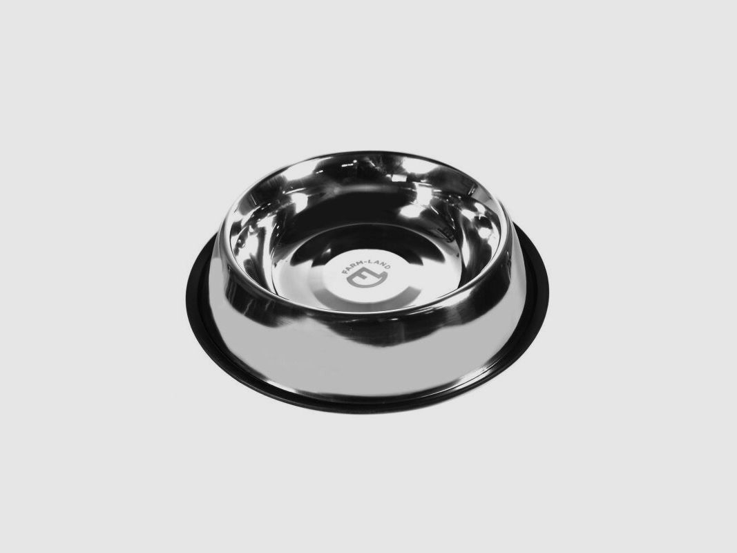 Farm-Land Hundenapf Edelstahl Antirutsch Basic 0,95 Liter / Ø 20 cm