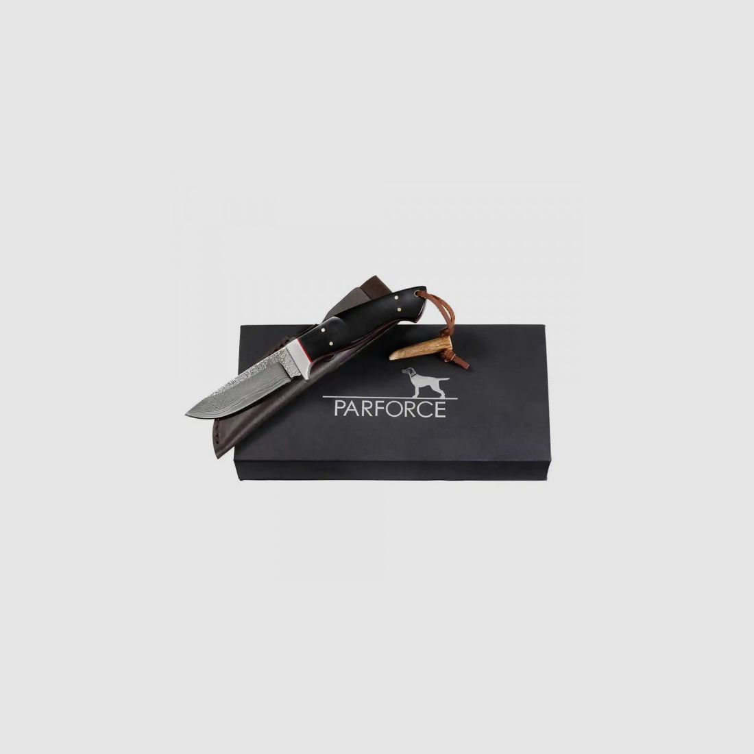 DAMASK KNIFE "RHOMBOSS" WITH SHEATH