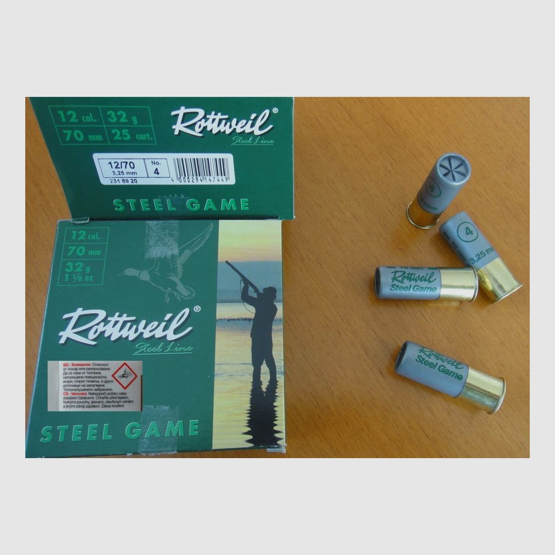 Rottweil Rottweil Steel Game Zacht Lood Schrot 12/70-3,25mm
