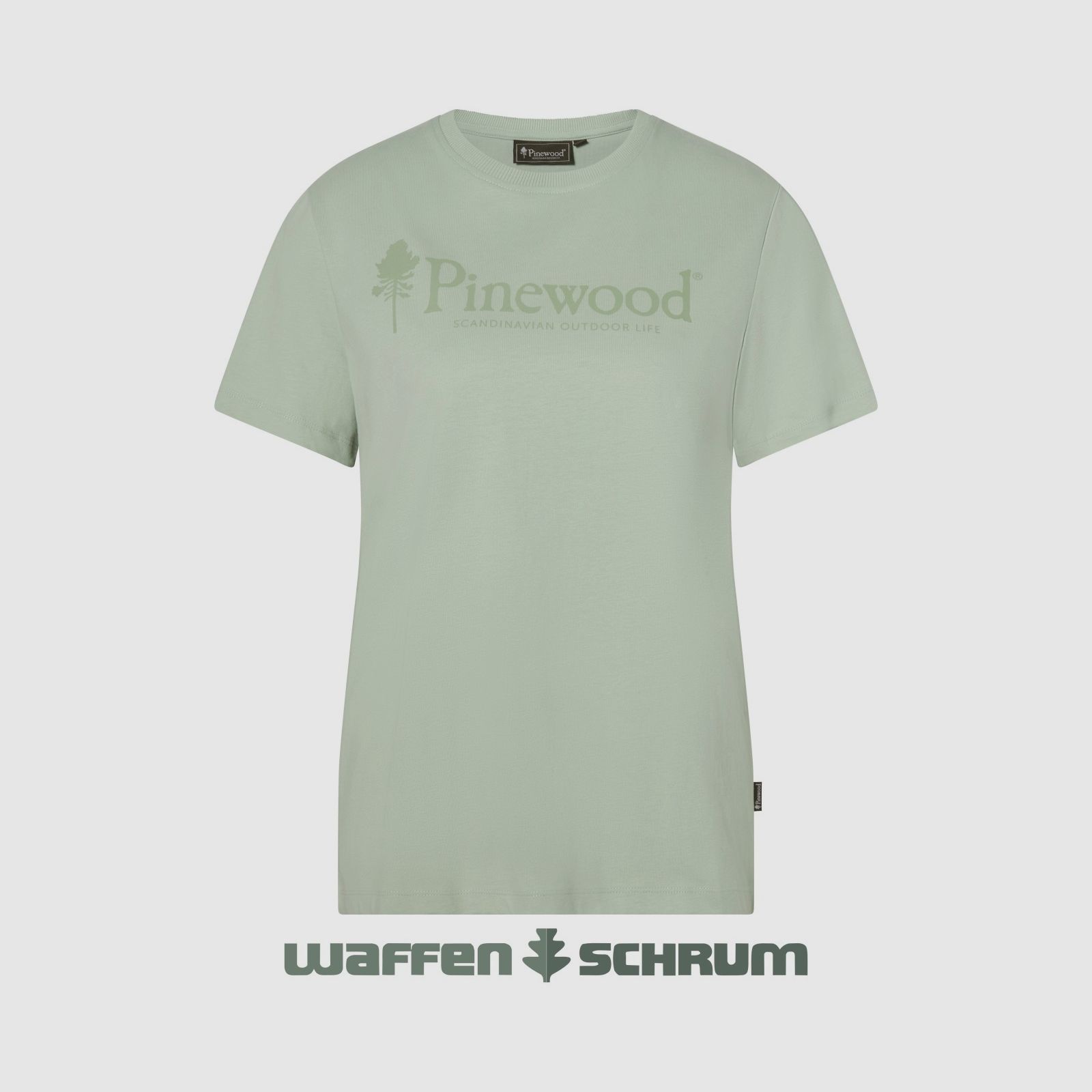 Pinewood T-Shirt Outdoor Life Frosty Green