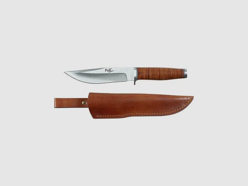 Fox Outdoor Fahrtenmesser Ranger 16 mit Ledergriff und Scheide