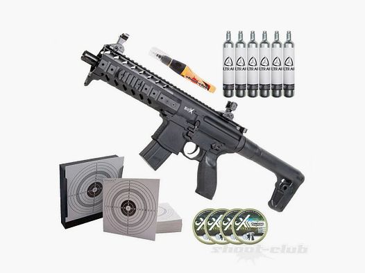 Sig Sauer MPX CO2-Gewehr schwarz 4,5mm Diabolos im Set