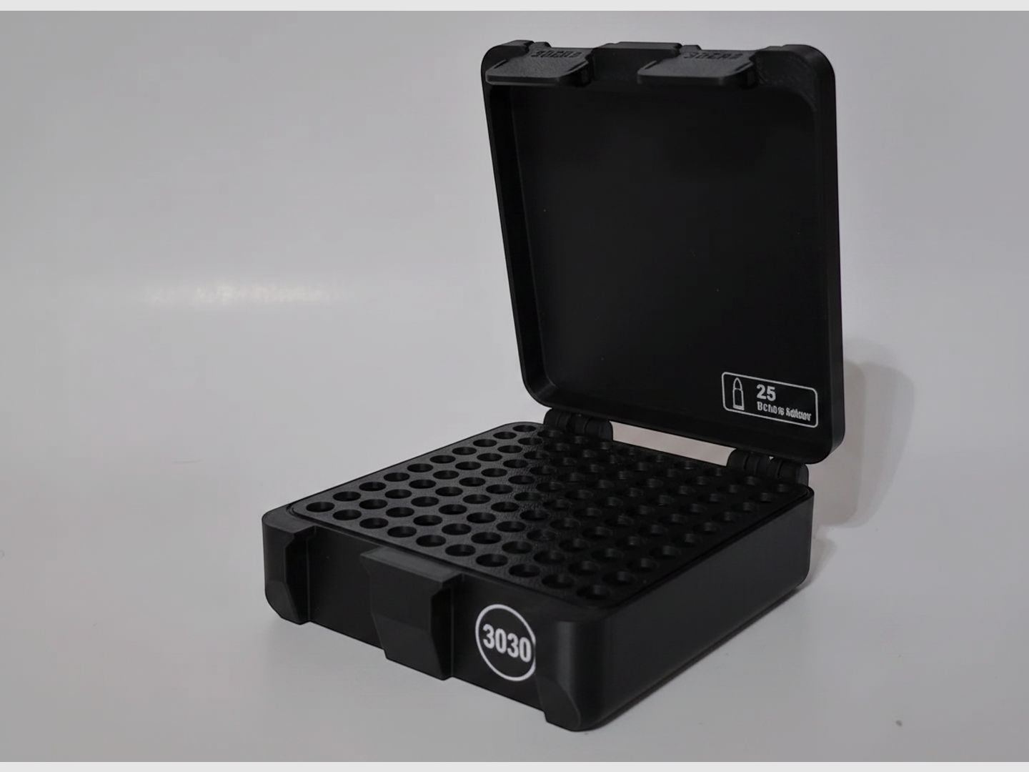 Filamelt Munitionsbox / 30 Carbine / 'Klapp- / Rastdeckel' / Patronenbox, Ammo Box