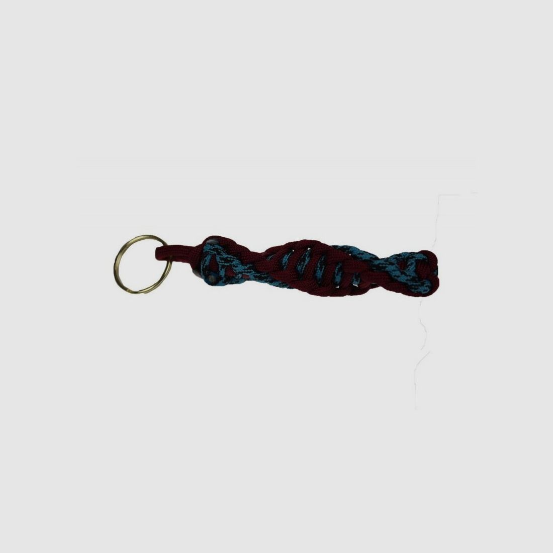 Portachiavi Survival Double DNA blu-rosso