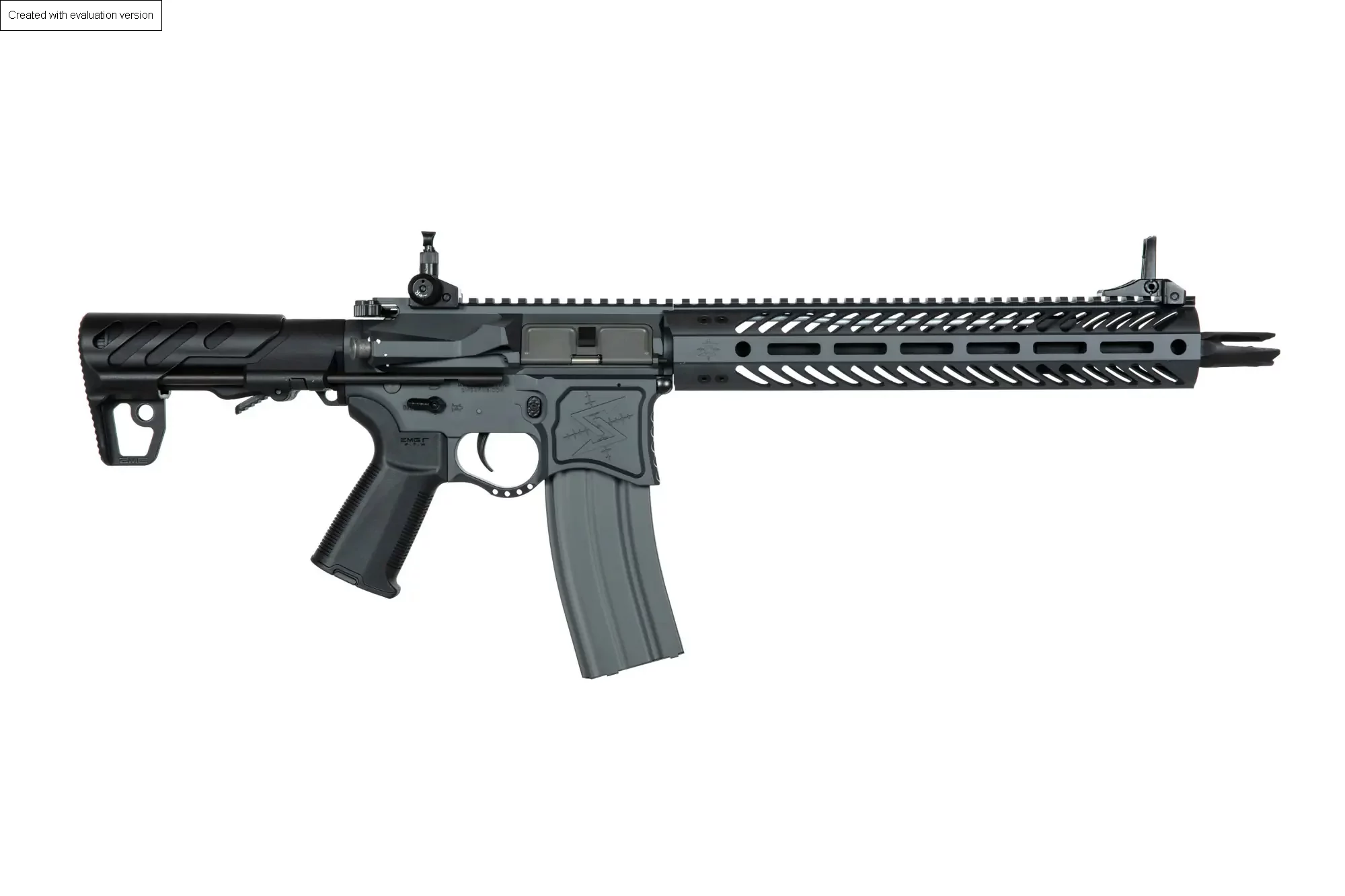 G&G SBR8 Seekins Precision 12" Airsoft-Karabiner – Grau, Bild 10 von 20