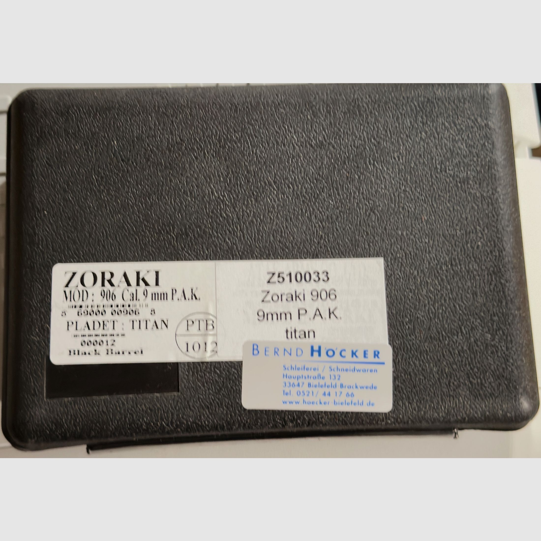 Zoraki 906 9mm P.A.K. titan