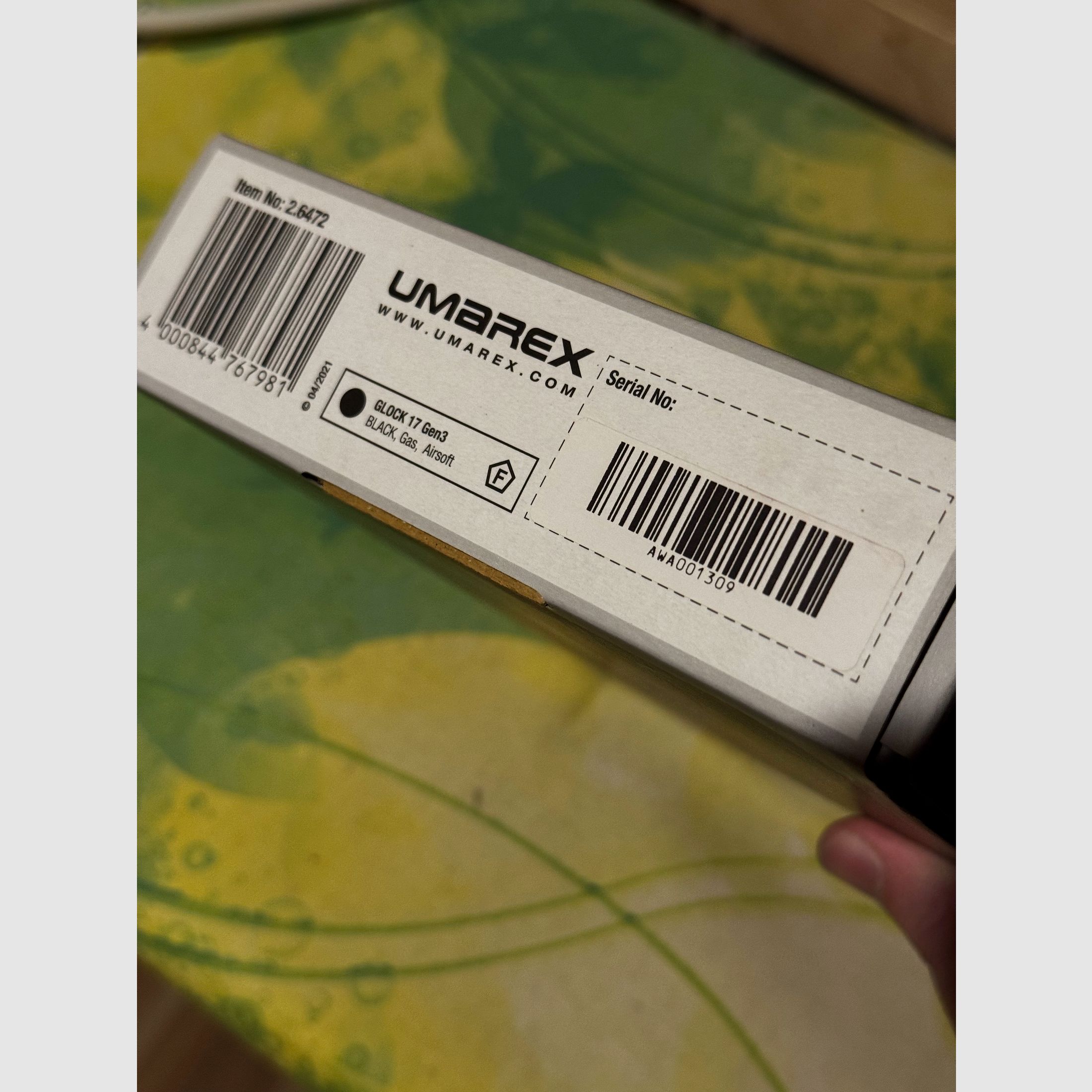 Glock 17 Stahl GBB Custom Used Look Airsoft VHB