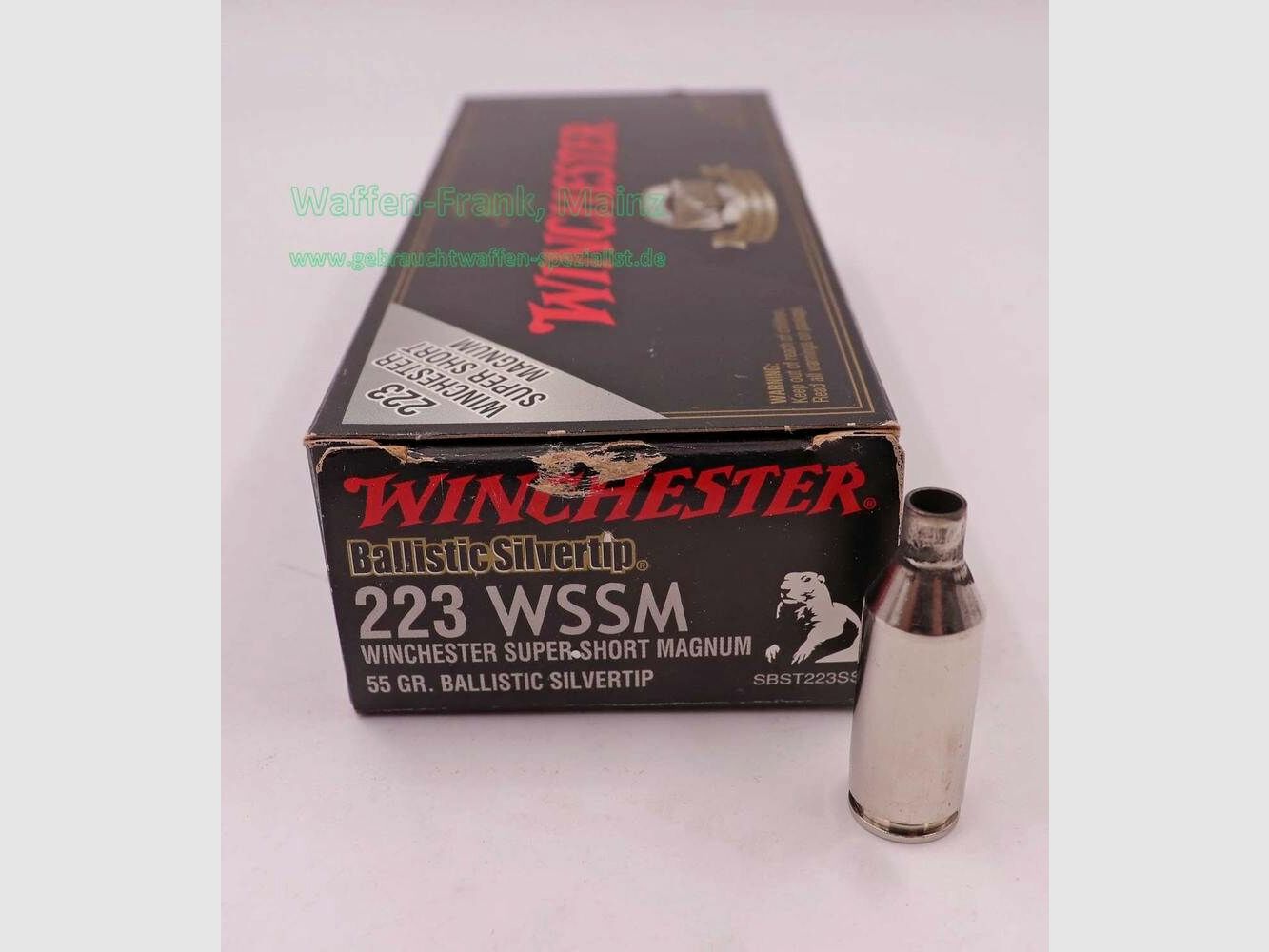 Winchester - USA Long Rifle Cases, used Cal. .223 WSSM