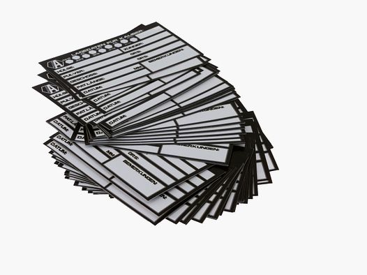 Alpha Precision 100 Pegatinas para Datos de Carga