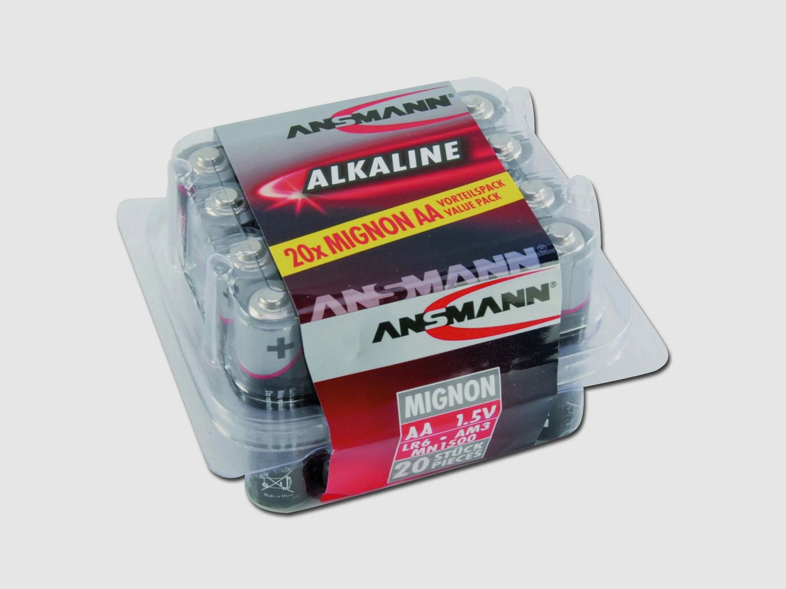 Ansmann Batterie Mignon AA Red-Line 20er-Box