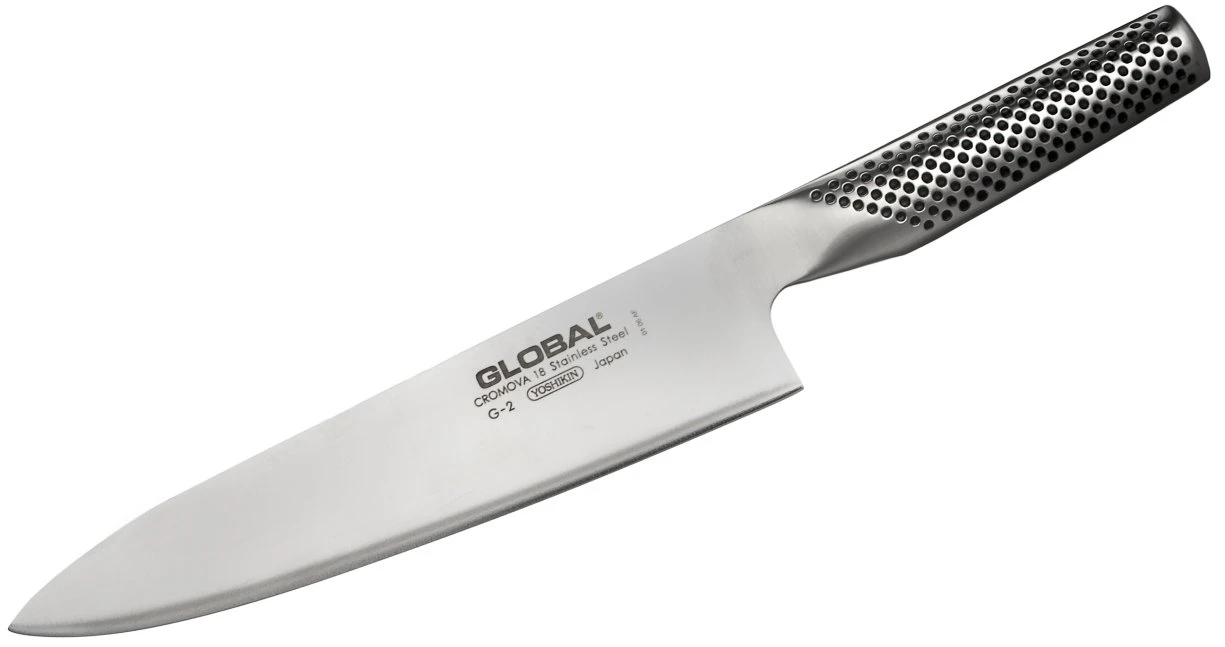 Cuchillo de chef japonés Global G-2 56–58 HRC