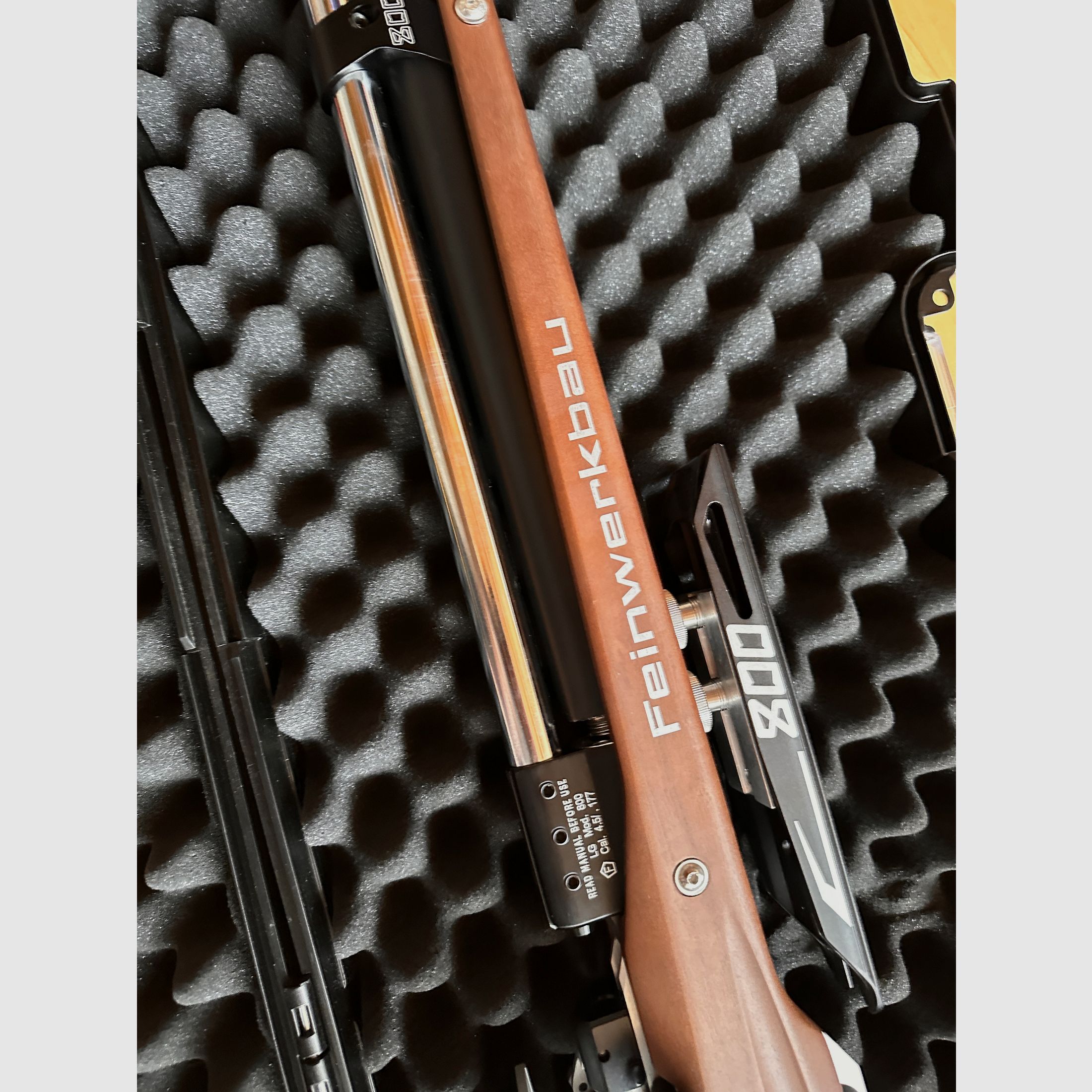 Feinwerkbau carabina ad aria 800 W Match noce destrimano taglia M