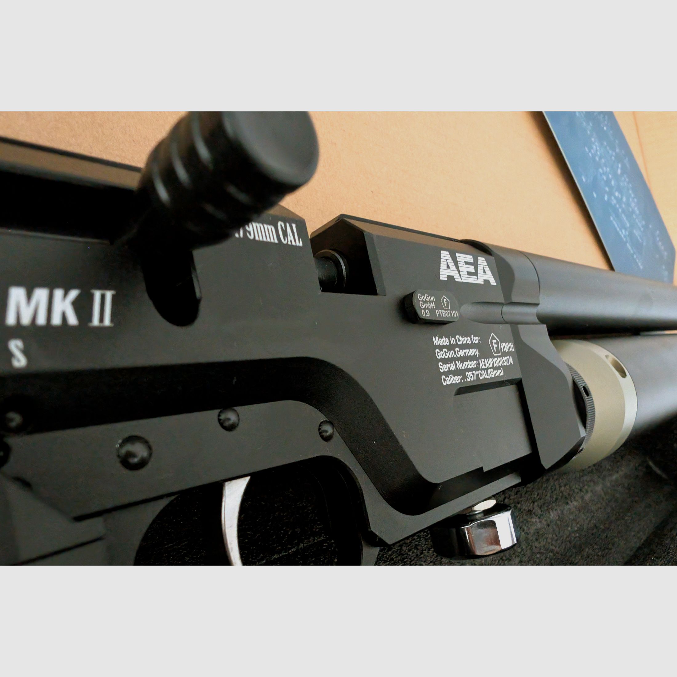 AEA HP Max MK2, original, neu und unbenutzt, inklusive Red Dot, 3 Magazine, Slugs, Diabolos x2