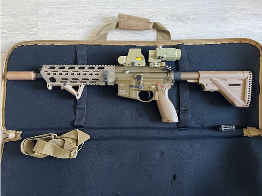 VFC HK416 A5 GBBR Airsoft z akcesoriami