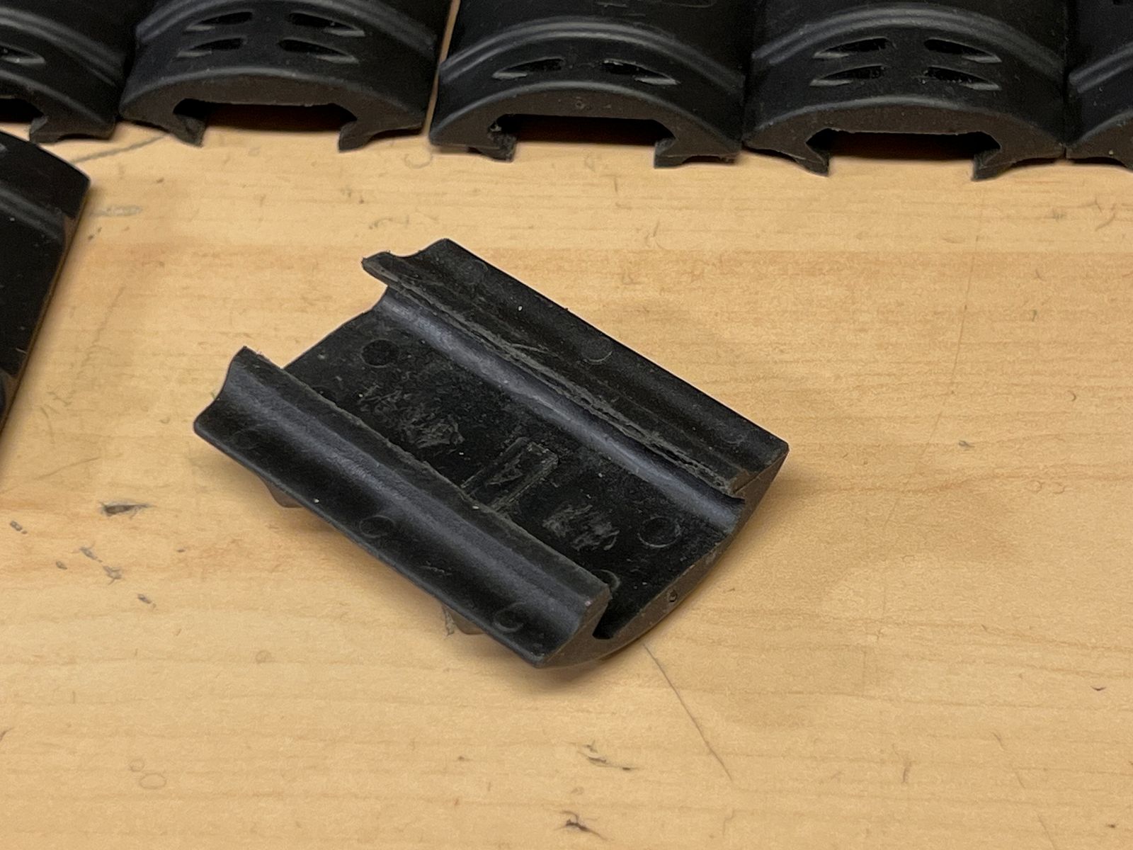 Picatinny small Rail Cover 12-piece set in black