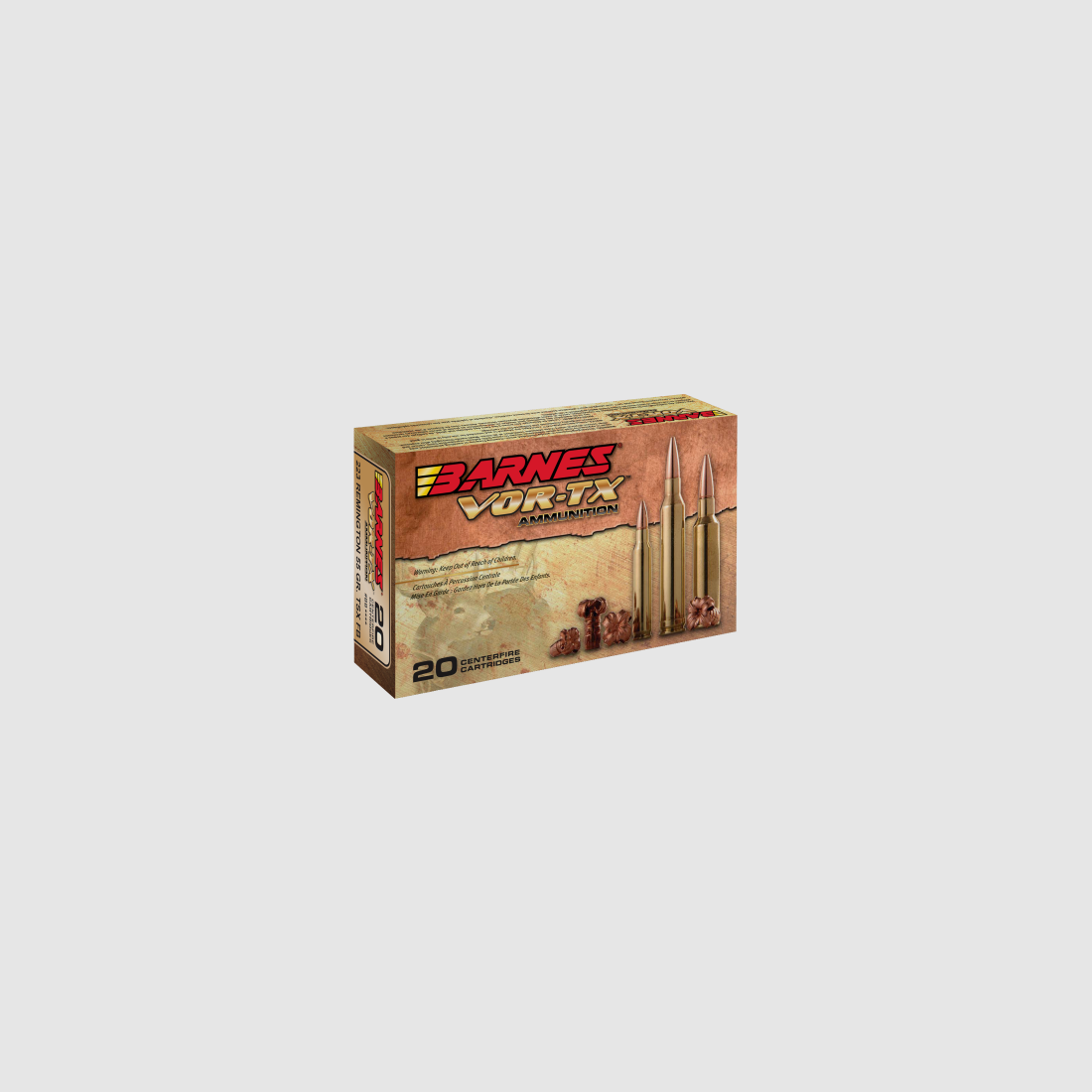 Munition Barnes TSX FB 55gr .223 Rem., Bild 1 von 2