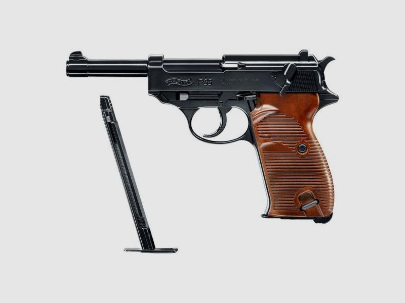 WALTHER CO2 Waffe Pistole P38 Kal.4,5mm BB
