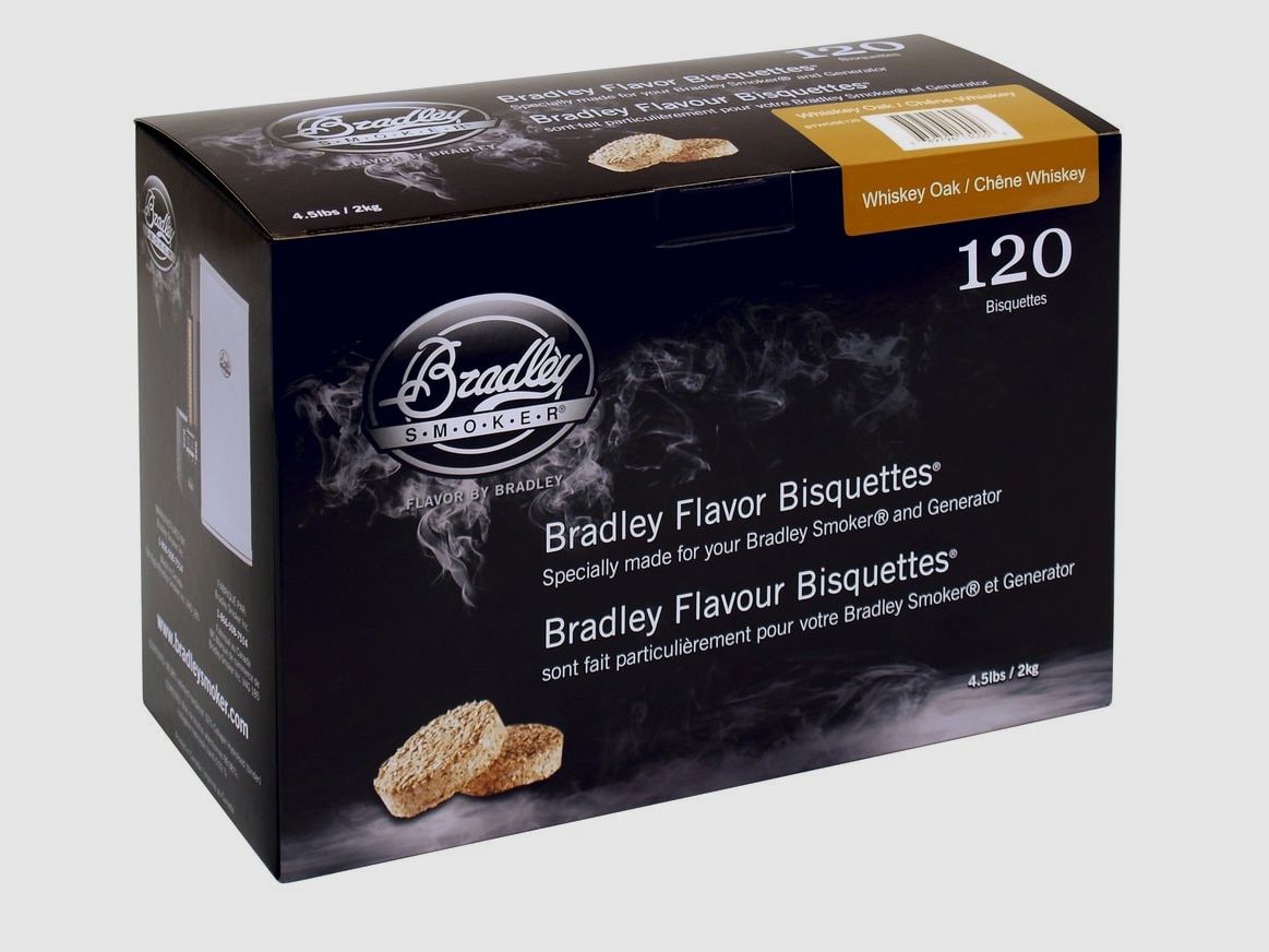 Bradley Briketts Whiskey Oak 120er Pack