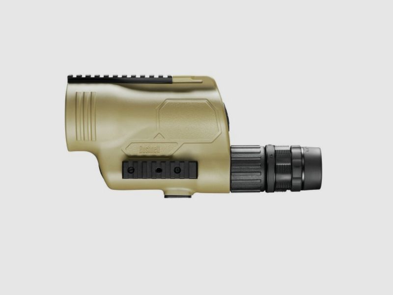 Bushnell Spektiv Legend T 15-45x60mm mit Picatinny Schiene / FFP Mil-Hash Absehen, Flat Dark Earth