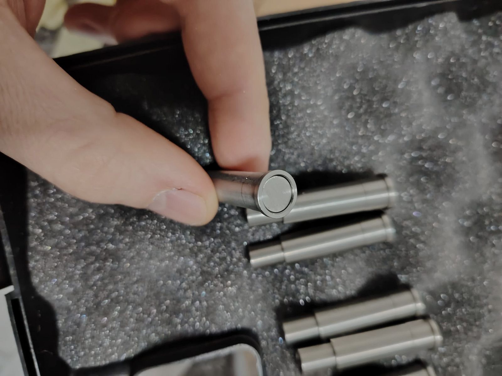 Cuno Melcher ME (Weihrauch) Single Action Army SAA LEP Revolver | 5,5 mm / .22 | incluso set di pezzi di ricambio e 6 bossoli finti in acciaio inossidabile / bossoli da allenamento | NUOVO & OVP