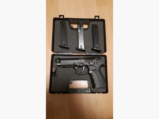 Zoraki 918 Schreckschusspistole Schwarz 9mm P.A.K. mit 2 extra Magazinen