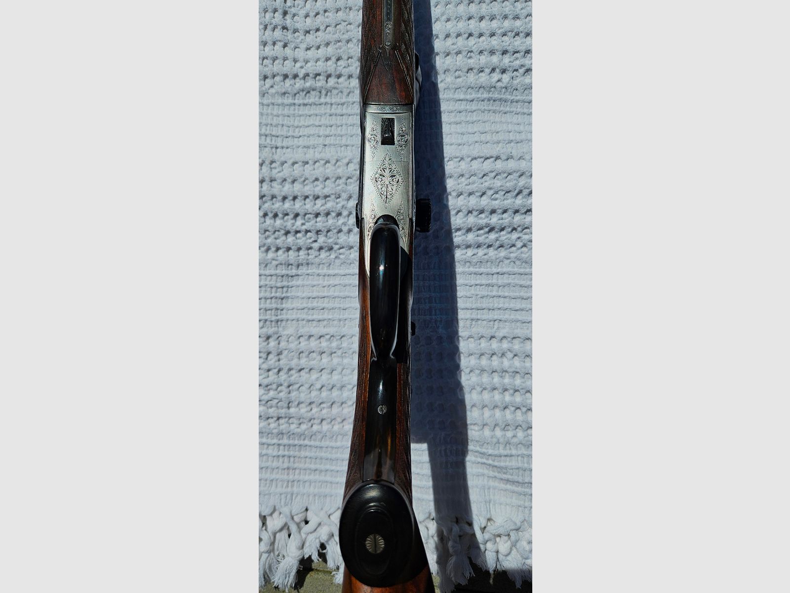 Einzelstück Johannes Feldbusch Bockdrilling • Kal. 7x65R - .222 Rem. - 16/70 • Böhler Antinit • Zeiss Diavari VM 2,5-10x50 T*
