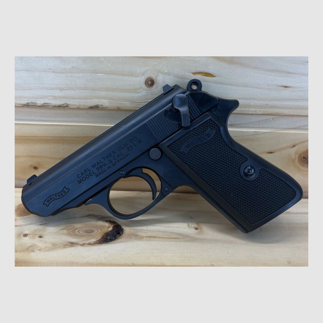 Arma dimostrativa Carl Walther PKK/S .22lr 3,3" nera - mancante del caricatore .22lr