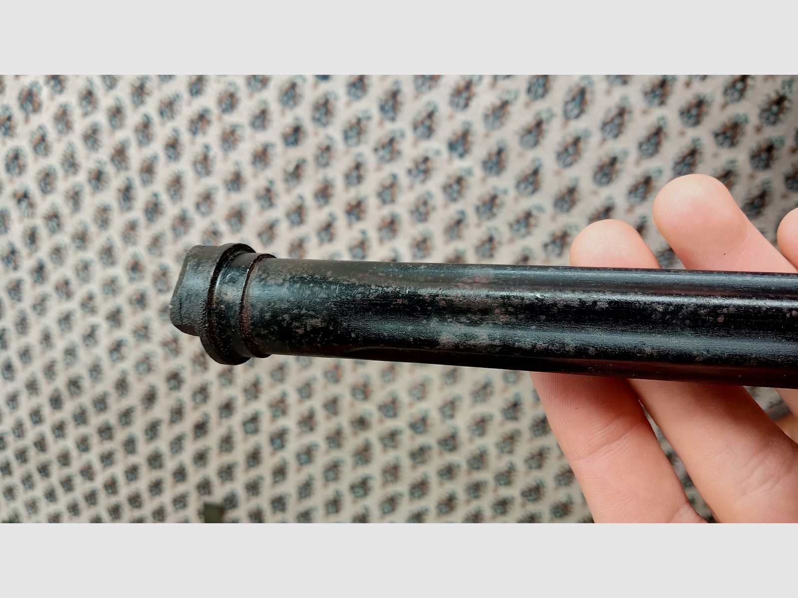 Spätes ungarisches AMD-65 Gasrohr von FEG phosphatiert und schwarz lackiert / unbenutzt aber rostig // AK / AKM