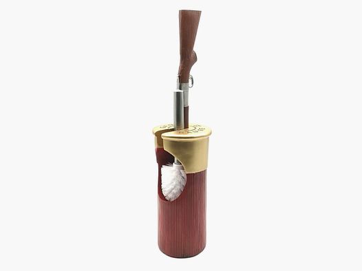 WC brosse de toilette fusil de chasse et cartouche de chasse