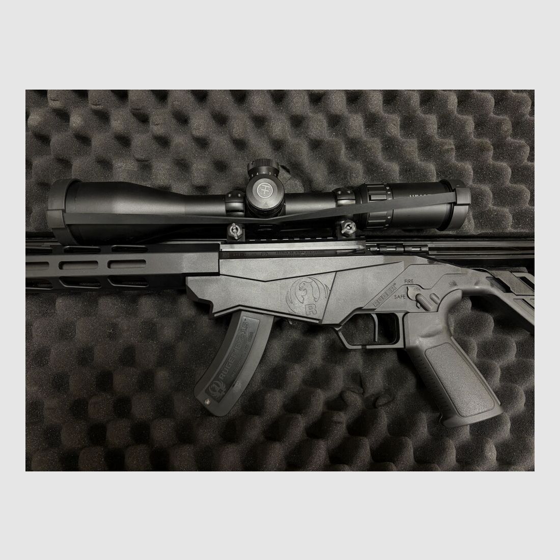 Ruger Precision Rimfire, cal. 22lr, schwarz mit Hawke Vantage 30 WA SF IR 4-16x50 #14295 und Timney Matchabzug