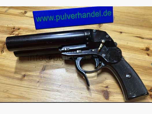 fzs Doppelläufige Fliegerleuchtpistole L Original Wehrmacht Luftwaffe Kaliber 4(Signal)