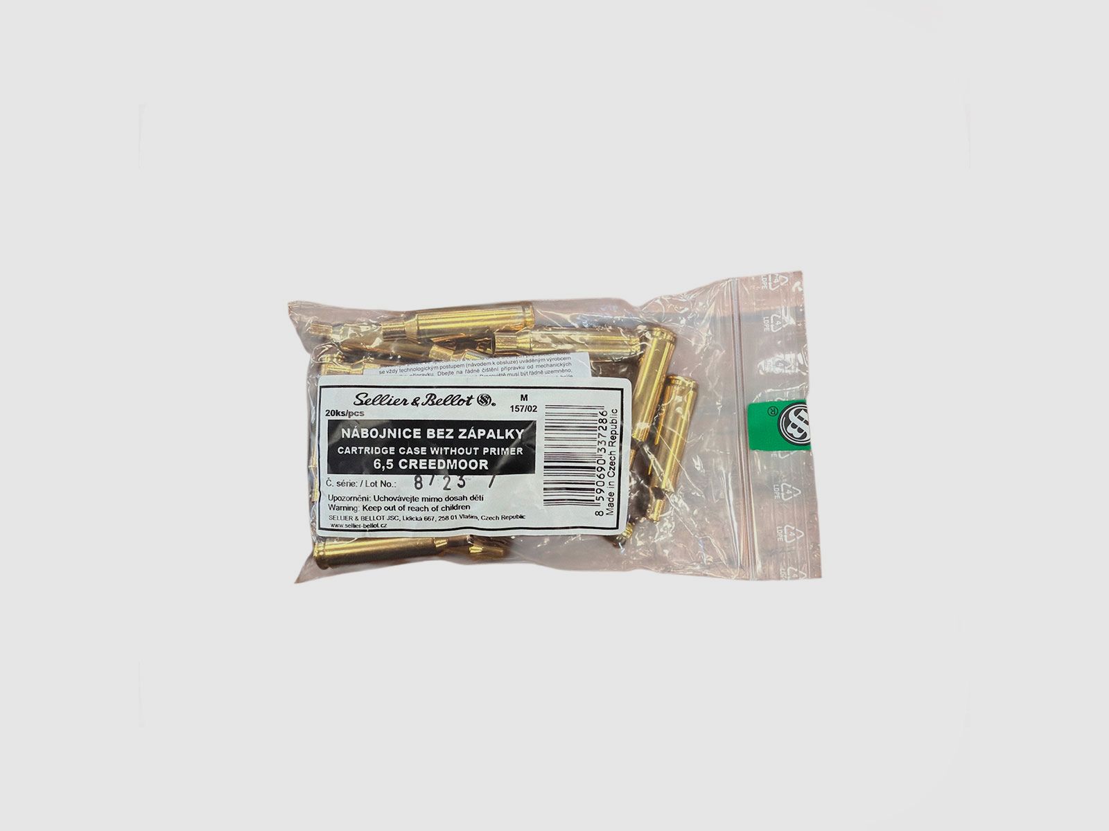 CASES – SELLIER & BELLOT – 6.5 CREEDMOOR (20 PCS)