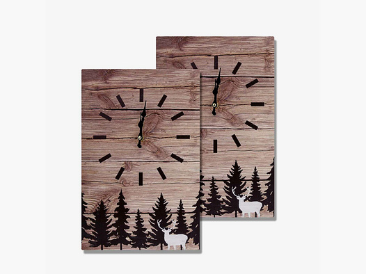 Set di 2 orologi da parete