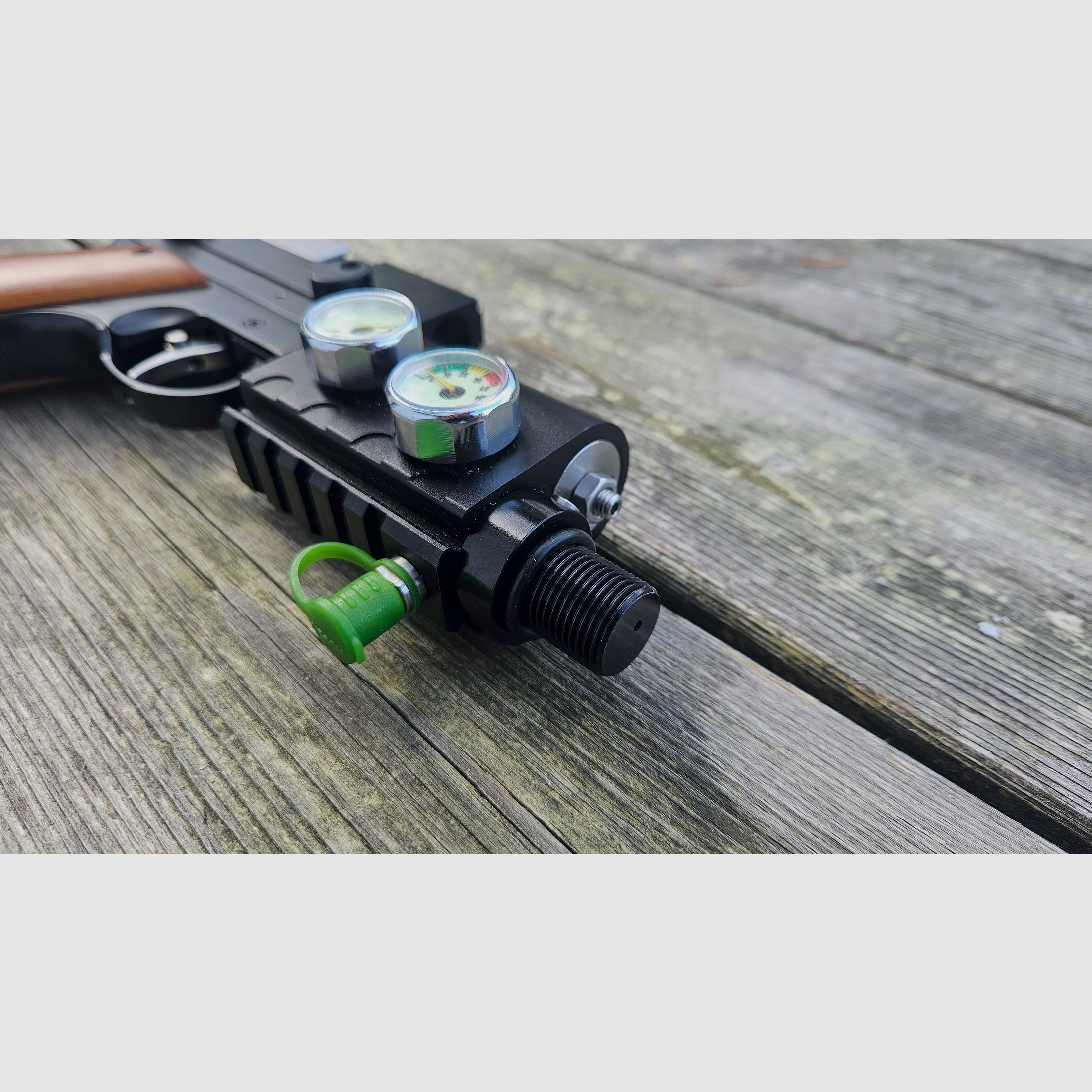 Snowpeak/AirmaX PP750 - Valvola Z Ventilatore PCP Regolatore per il collegamento di bombole d'aria compressa