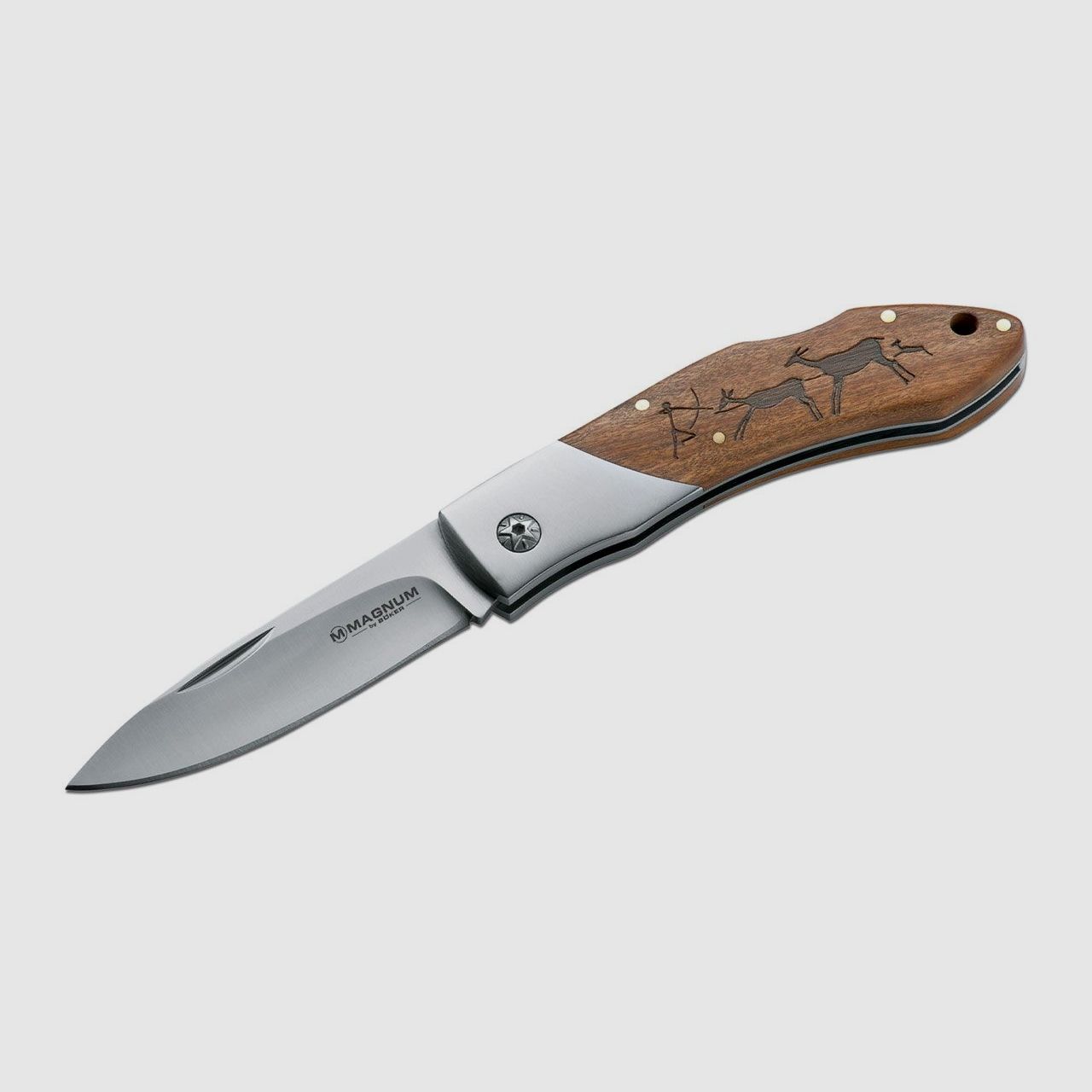 Taschenmesser Caveman Steel §42a konformes Zweihandmesser