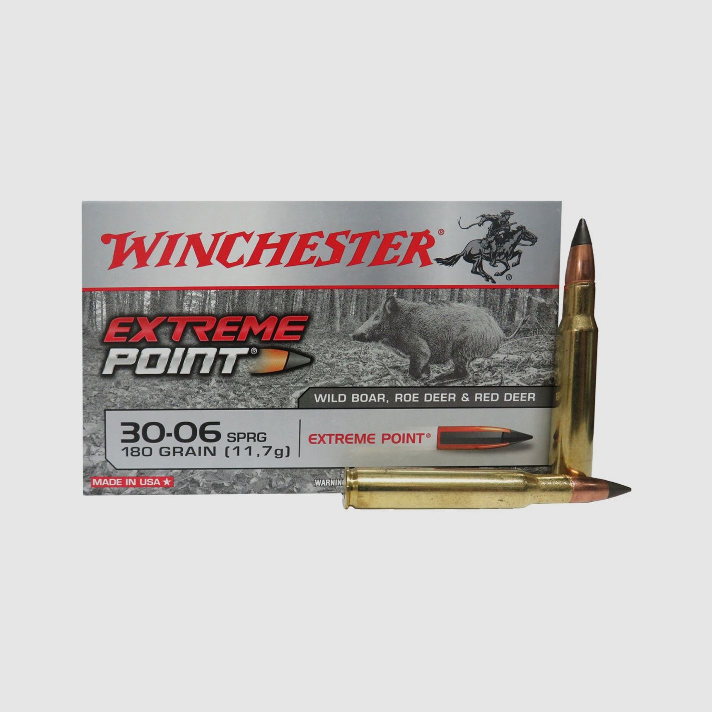 Winchester cartridges cal. 30-06 SPRG Extreme Point 180 gr, image 1 of 5