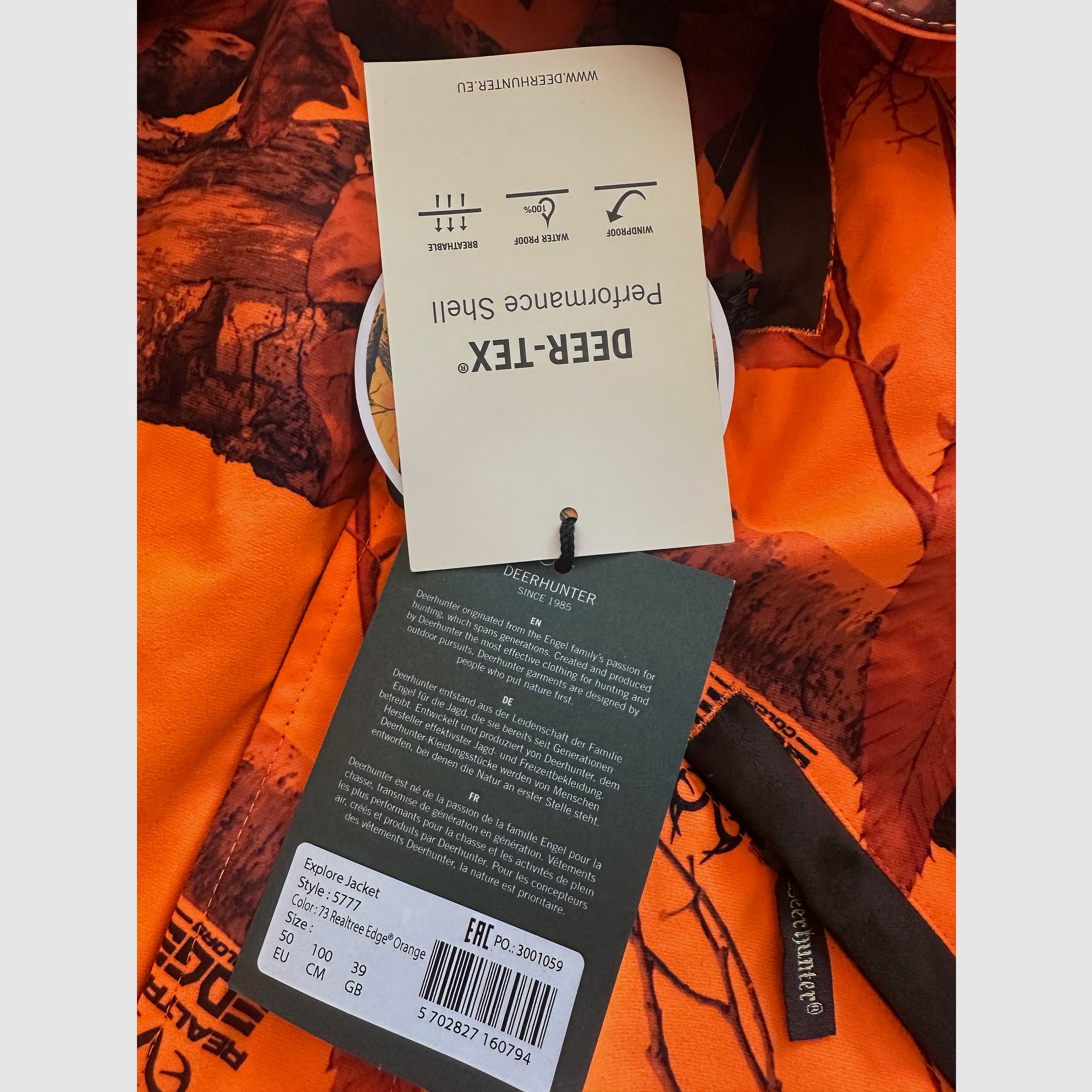 Deerhunter Explore Jacke (Herren) // Gr. 50