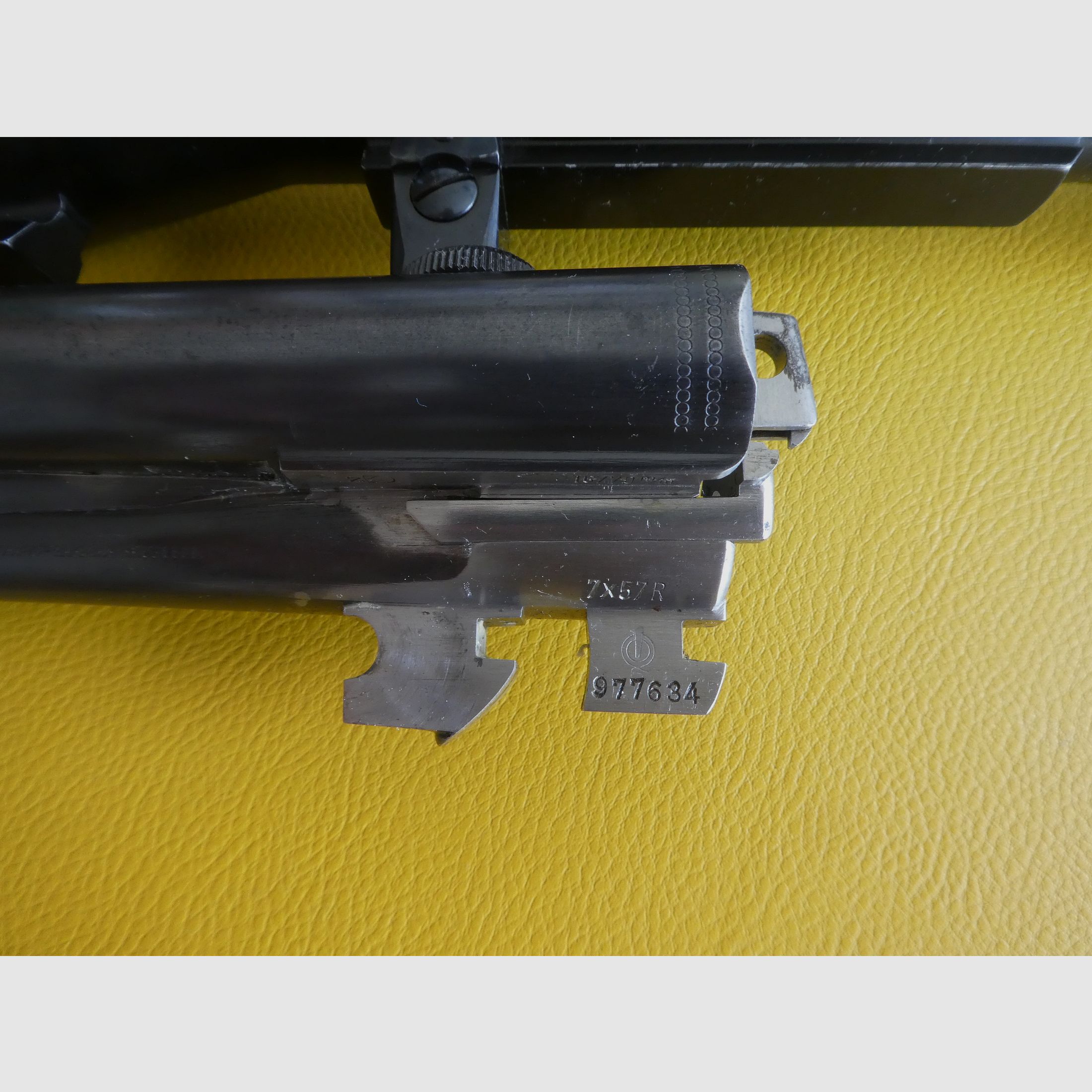 Suhler Drilling Mod 32 im Kaliber 16/70 und 7x57R, Q1 gestempelt