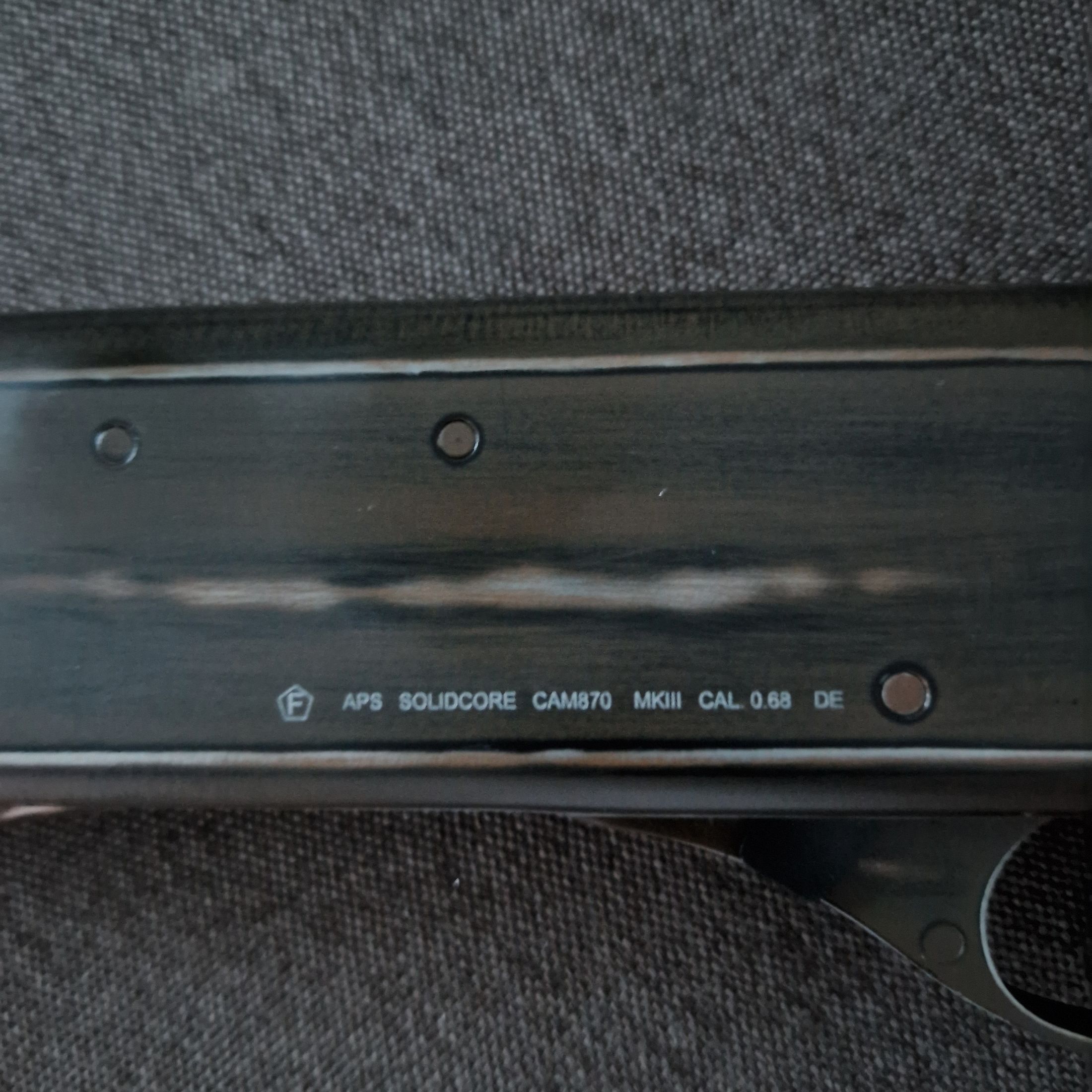 R.A.M CAM870-DB Devil Battle Worn Edition Pump with F marking 2020 gun cal. 0.68