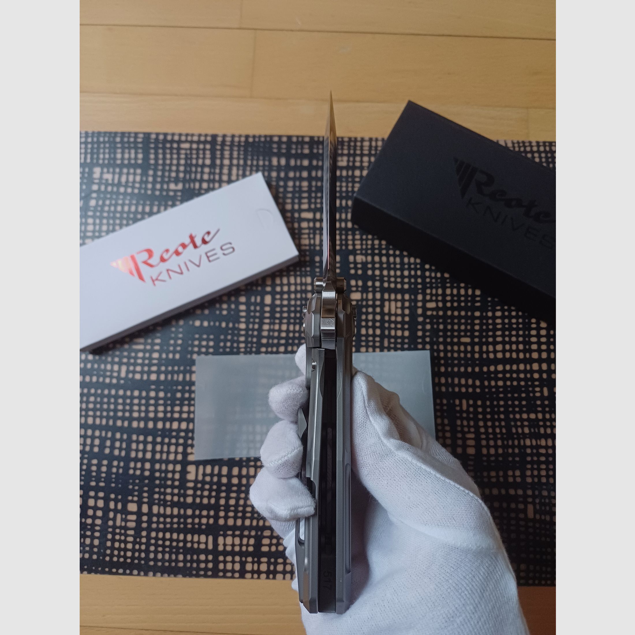 Reate Knives T1000 V1 CPM-3V S/N: 517 TOP condition, image 10 of 14