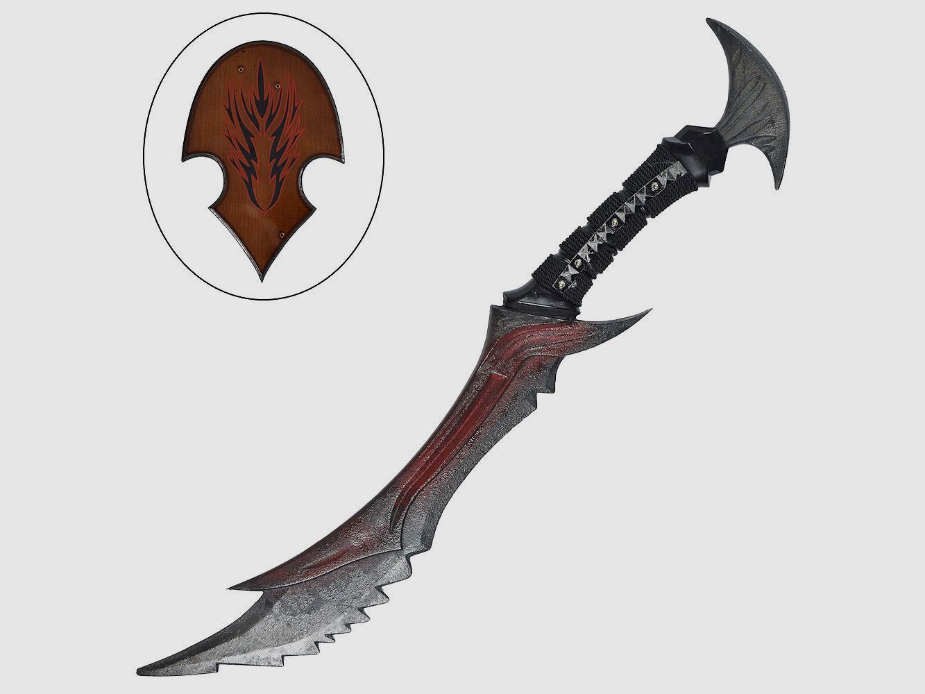 The Elder Scrolls V Skyrim Pugnale del Guerriero Daedrico