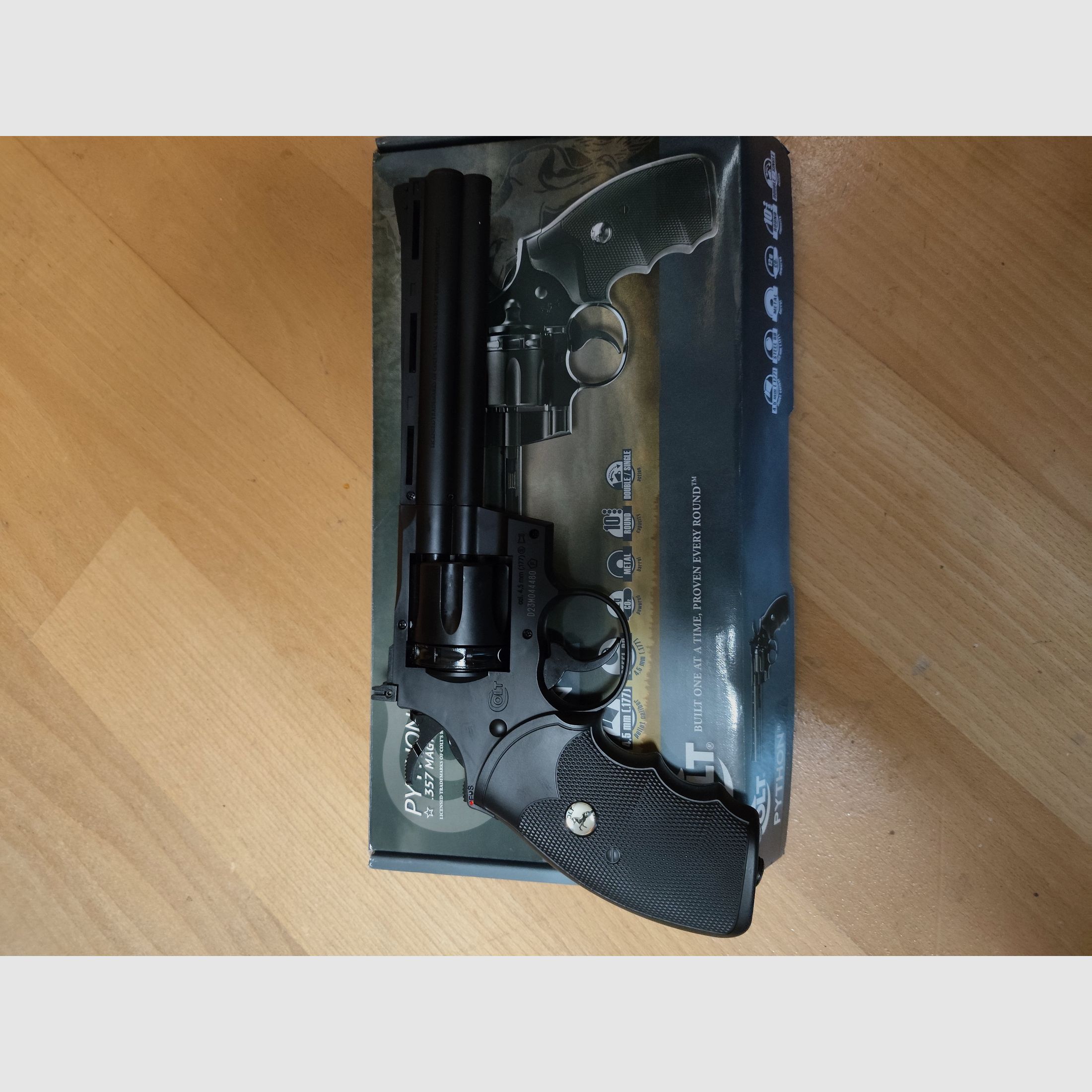 Colt Python .357 CO2 4,5 BB und Diabolo